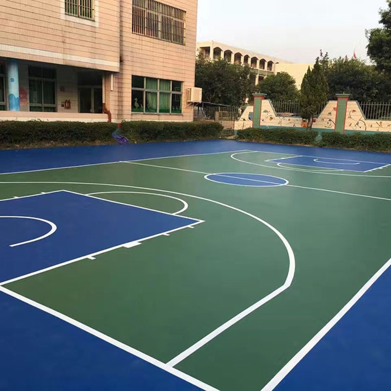 籃球場建設廠家，新國標籃球場施工建設標準